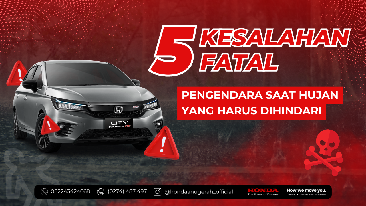 Kesalahan Pengendara Saat Musim Hujan yang Bisa Berakibat Fatal