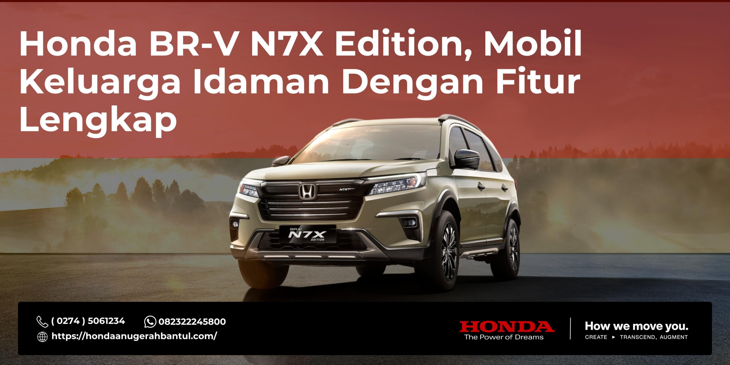 Honda BR-V N7X Edition, Mobil Keluarga Idaman dengan Fitur Lengkap