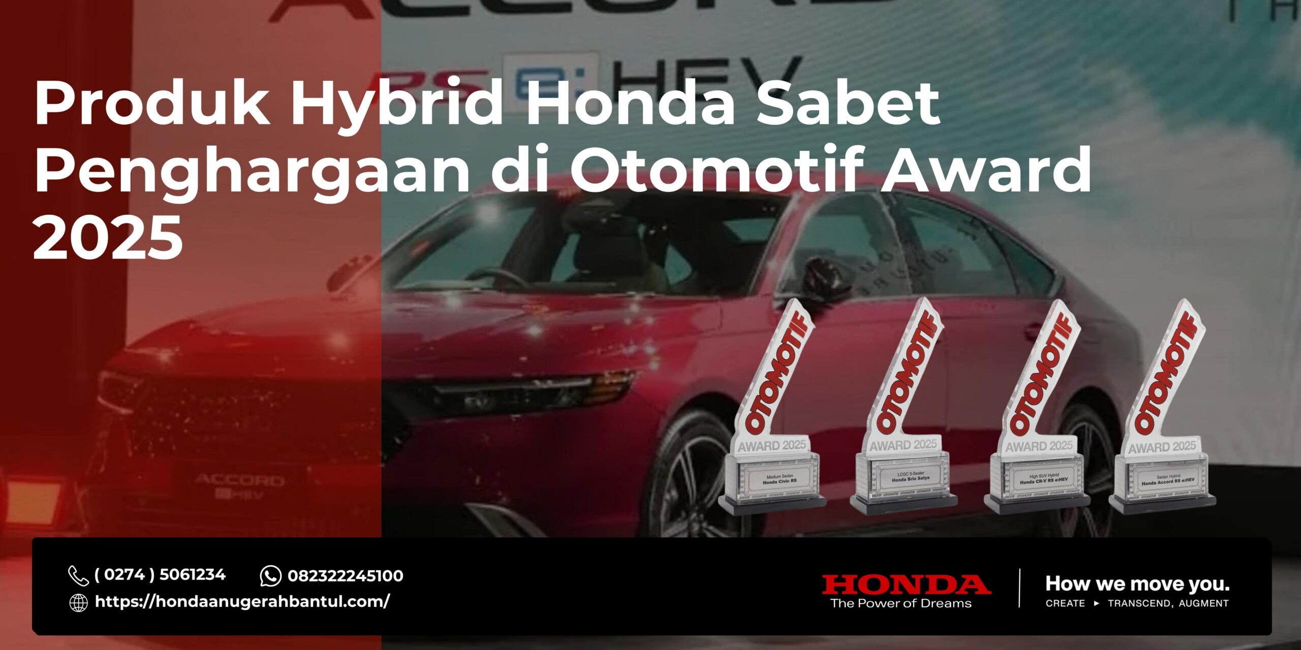 Produk Hybrid Honda Sabet Penghargaan di Otomotif Award 2025