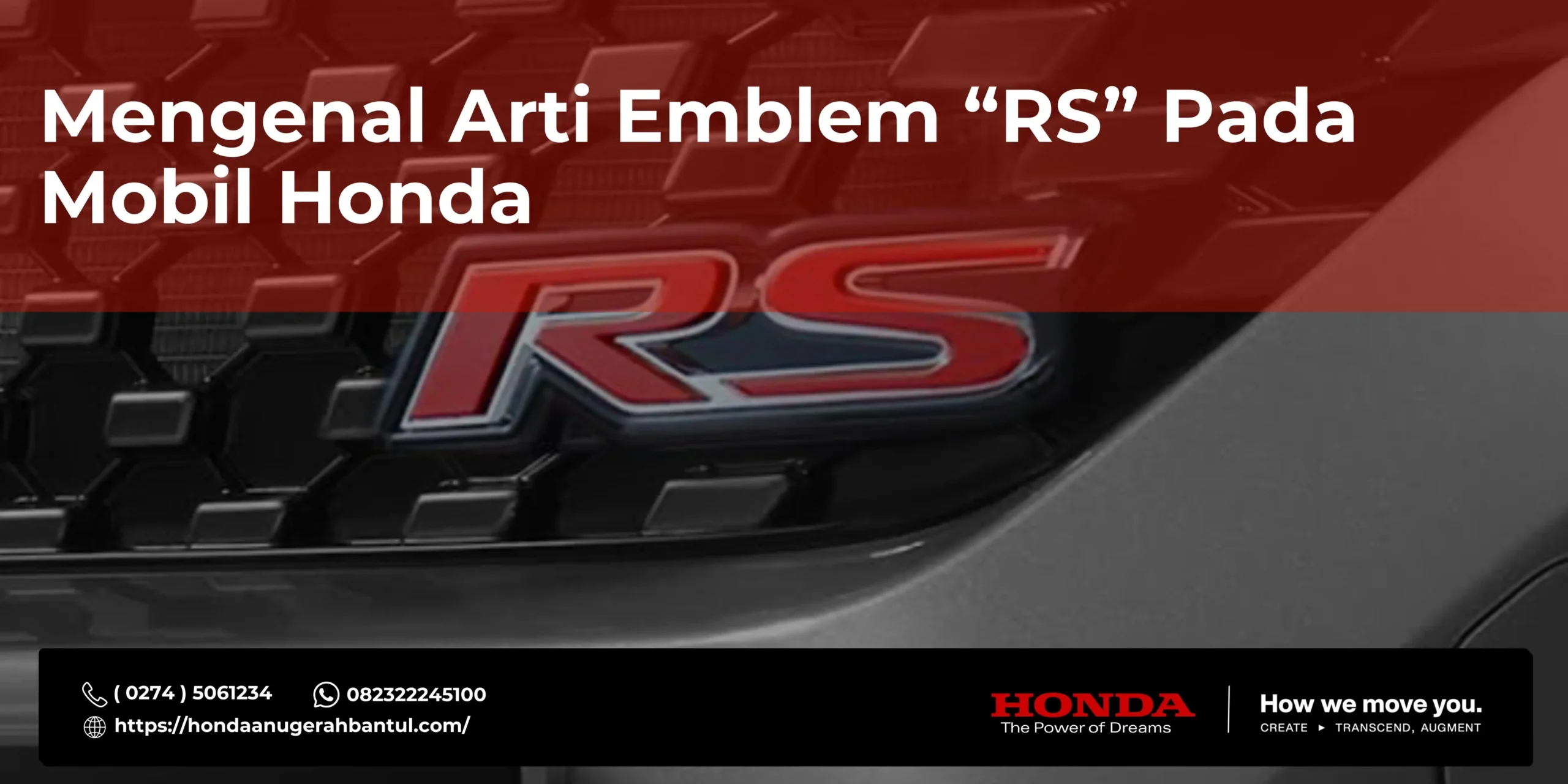 Mengenal Arti Emblem “RS” pada Mobil Honda