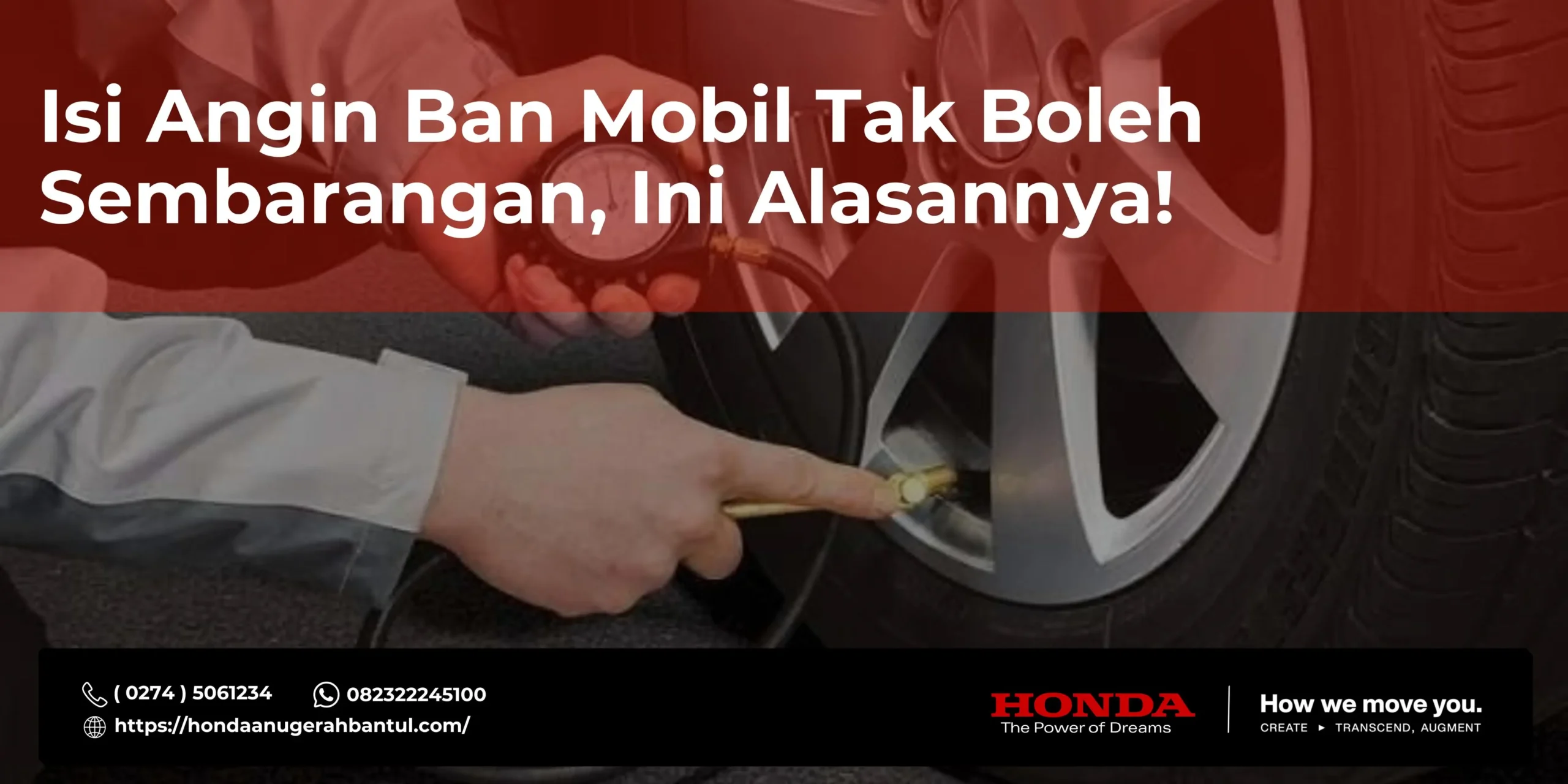 Isi Angin Ban Mobil Tak Boleh Sembarangan, Ini Alasannya!