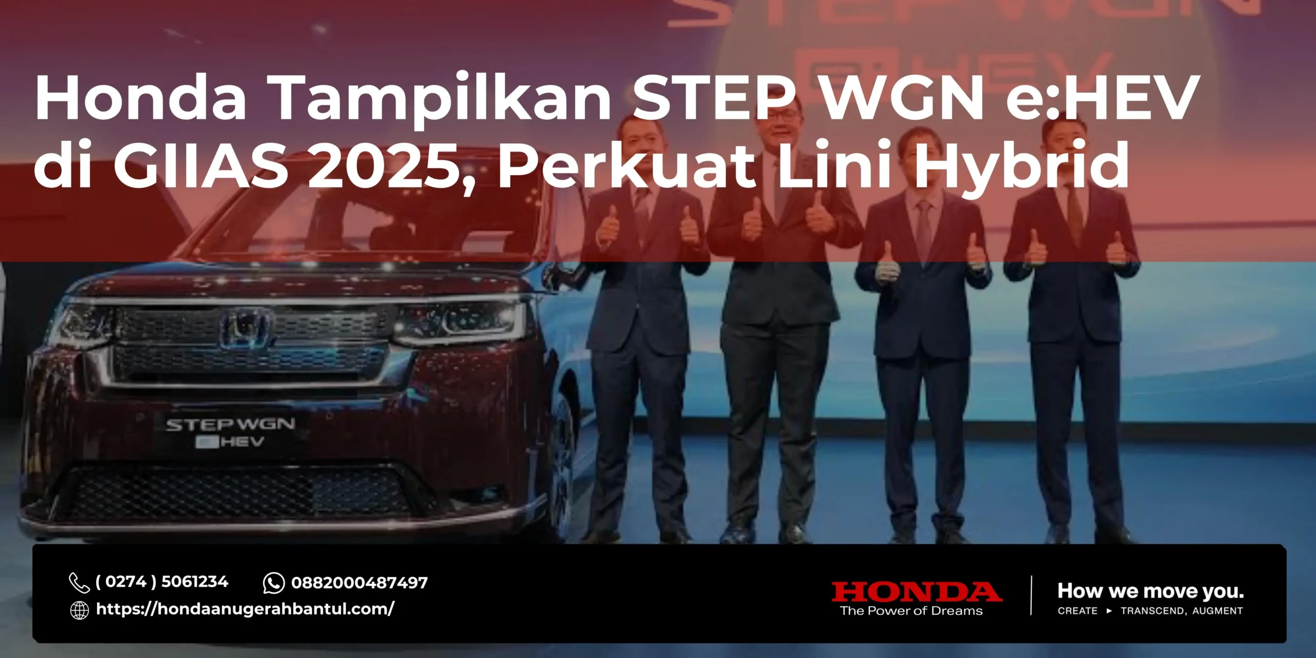 Honda Tampilkan STEP WGN e:HEV di GIIAS 2025, Perkuat Lini Hybrid