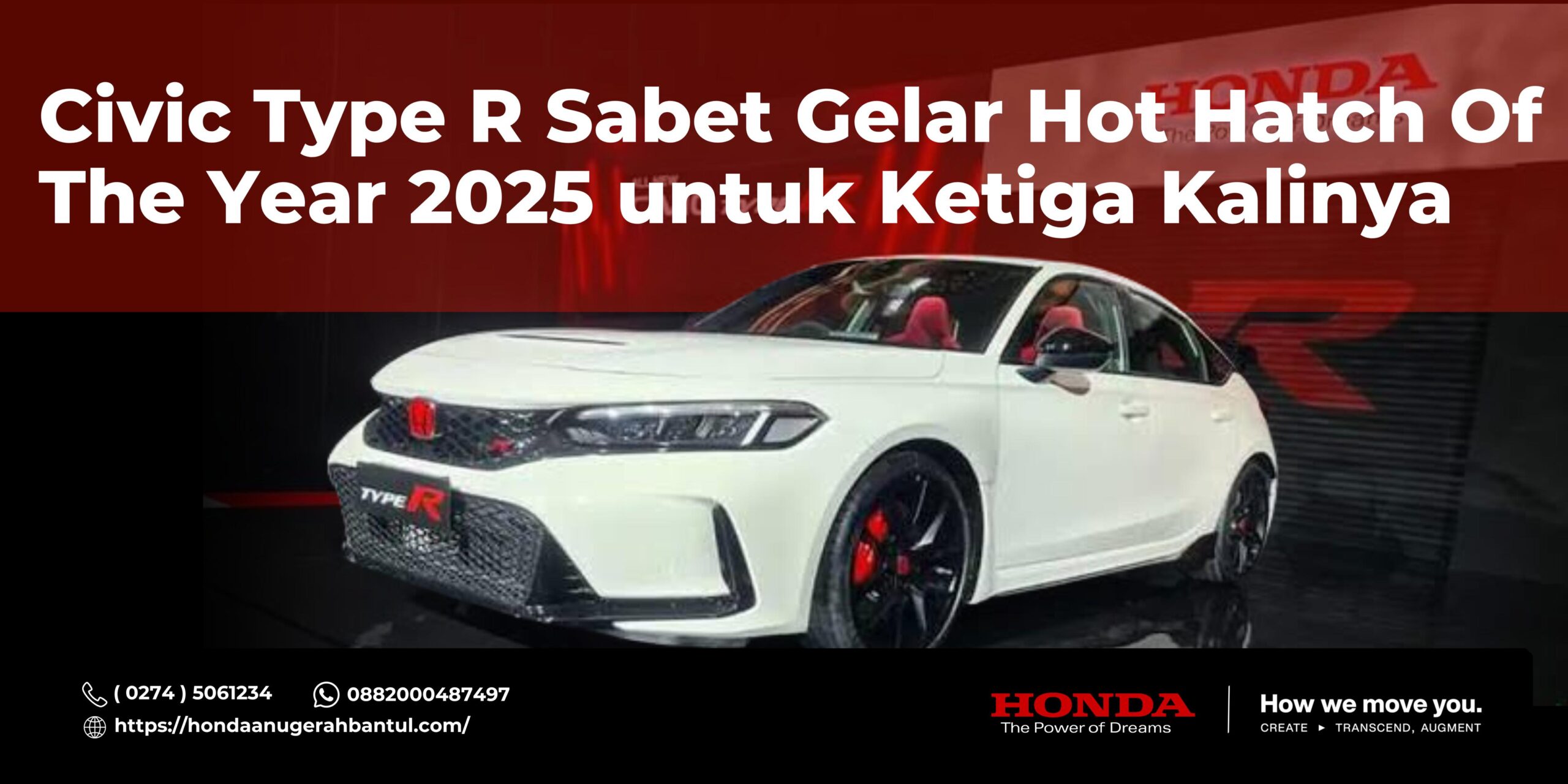 Civic Type R Sabet Gelar Hot Hatch of the Year 2025 untuk Ketiga ...