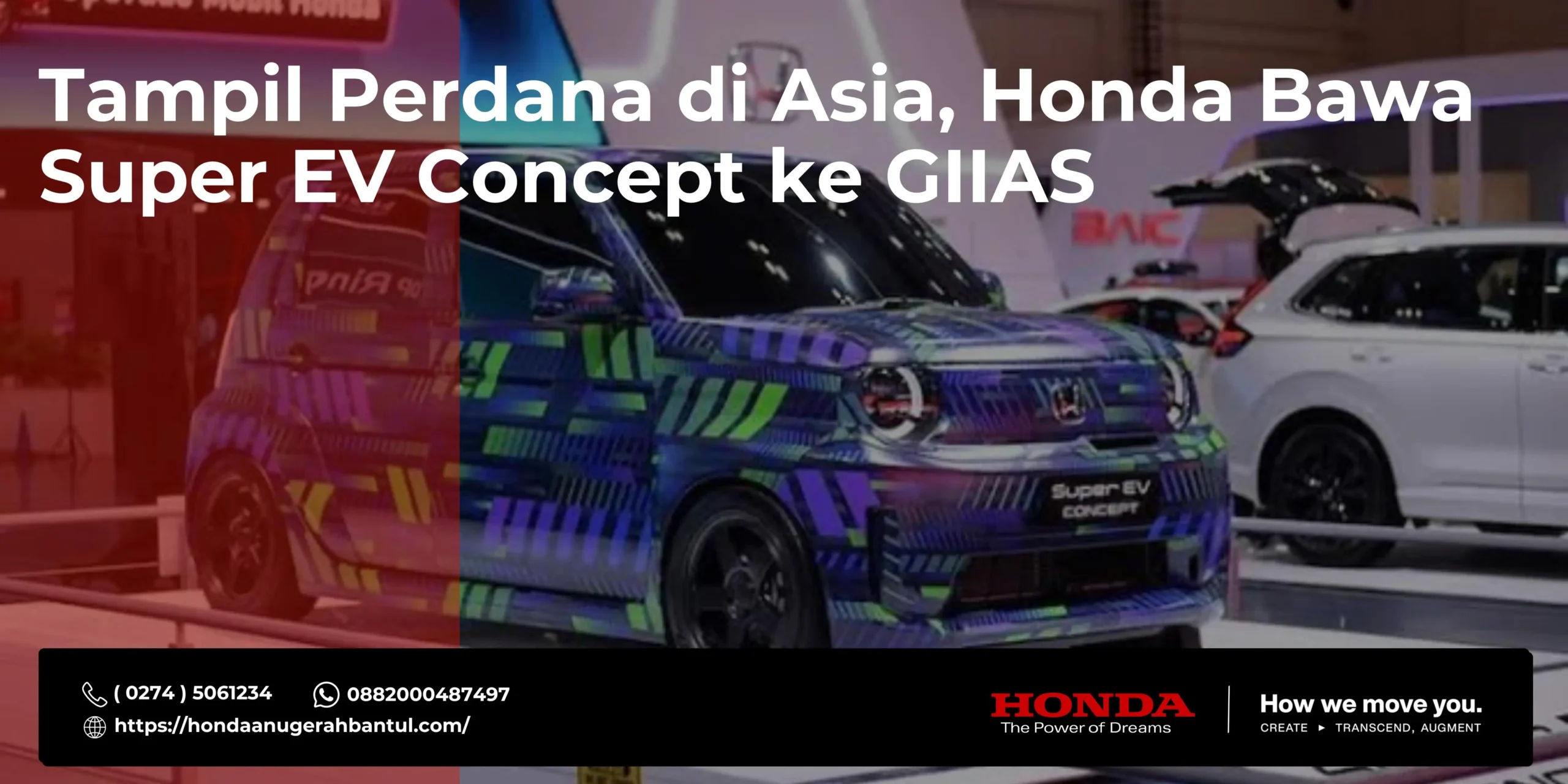 Tampil Perdana di Asia, Honda Bawa Super EV Concept ke GIIAS