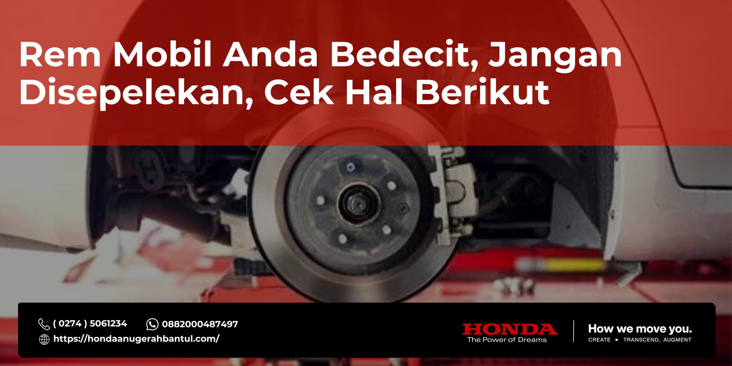 Rem Mobil Anda Bedecit? Jangan Disepelekan, Cek Hal Berikut