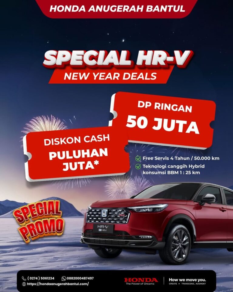 ✨SPECIAL HR-V - New Year Deals✨Kesempatan langka punya HR-V Hybrid (e-HEV) kini hadir di Honda A