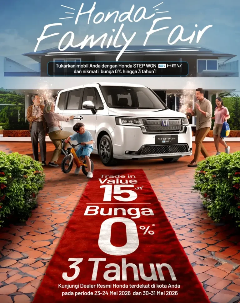 Wujudkan momen tak terlupakan bersama keluarga dengan Honda STEP WGN e-HEV! ✨Spesial di acara H