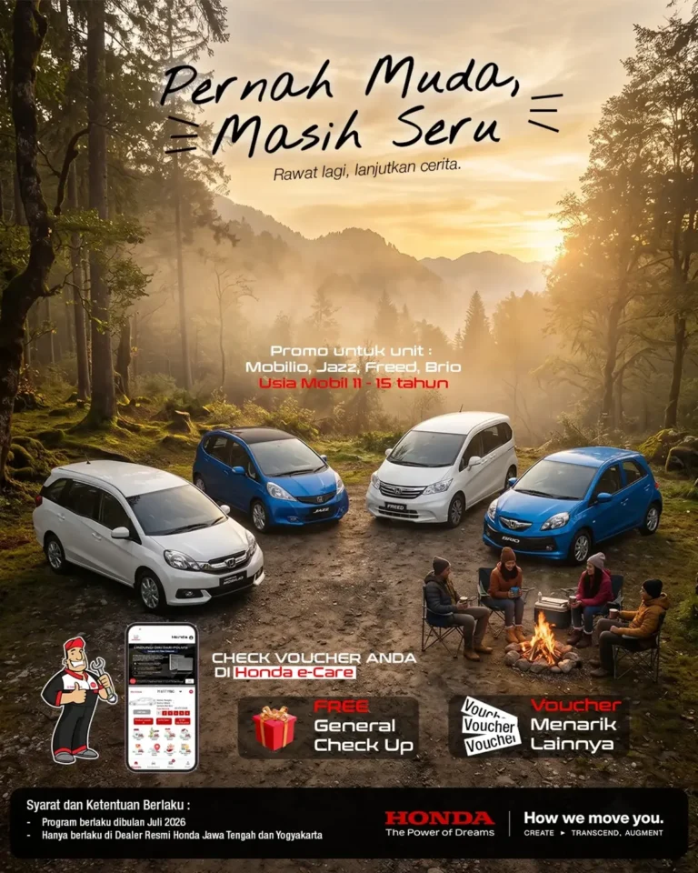Pernah muda, masih seru! 🚗✨Saatnya rawat lagi mobil kesayangan dan lanjutkan cerita bersama Ho