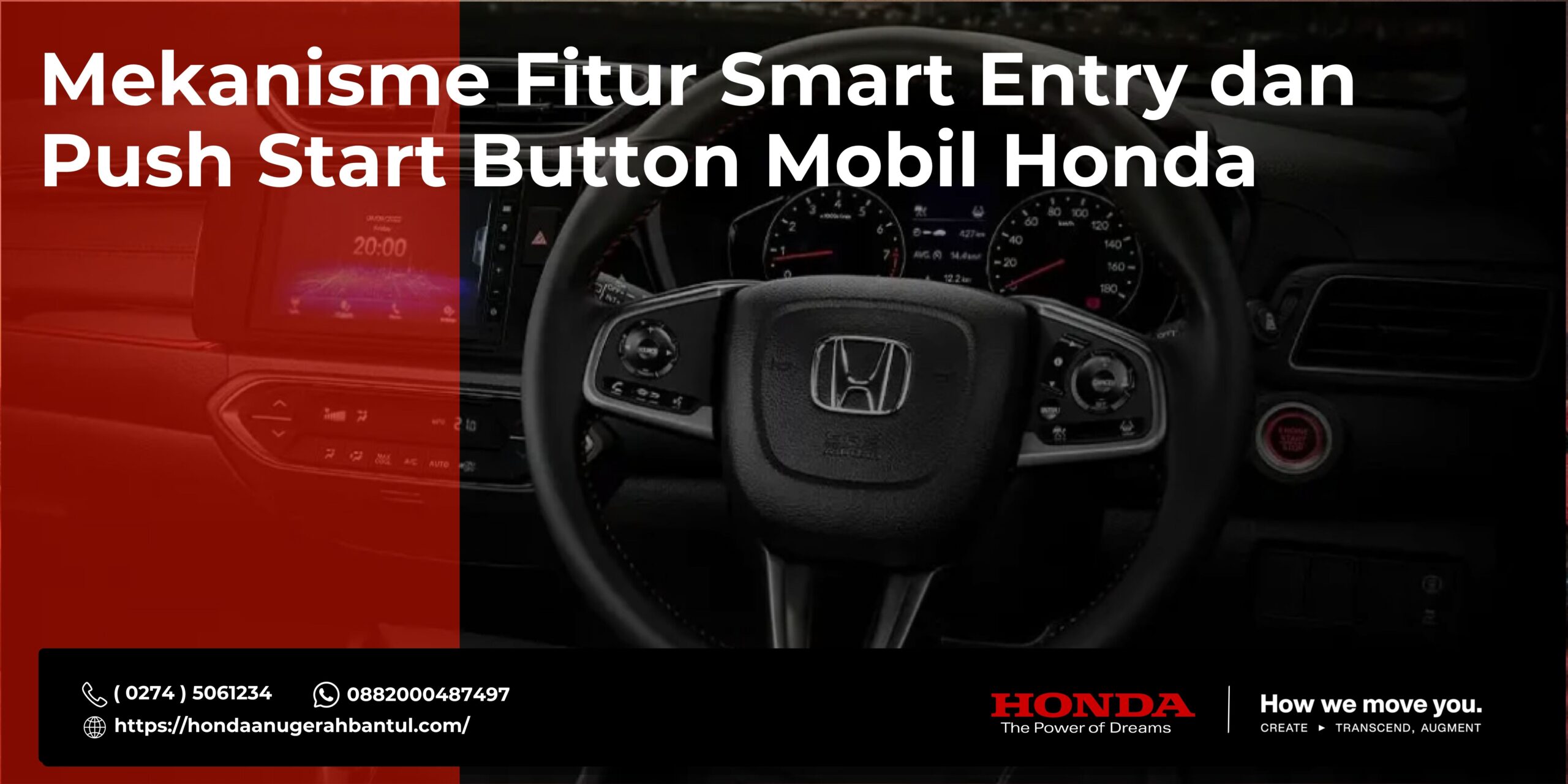 Mekanisme Fitur Smart Entry dan Push Start Button Mobil Honda